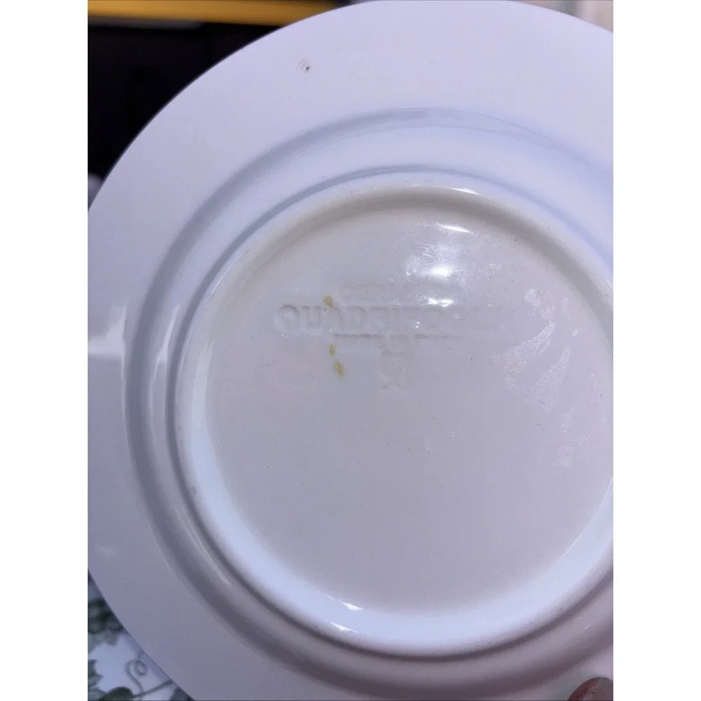 QUAD5 Quadrifoglio Salad Plate 7 7/8